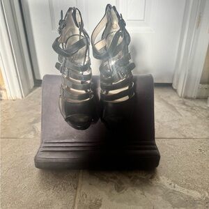 MICHAEL Michael Kors Black Strappy Heels